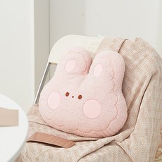더플로우커머스 홈플로우 편안하고 보들보들 귀여운 동물 쿠션 토끼, 혼합색상