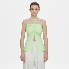 mulawear 女款前開衩掛脖背心 AWSDTK124