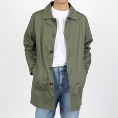 CONFIAR 男士單排扣棉質短版大衣 TC6601
