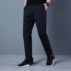 Goodif 男士拉鍊口袋休閒直筒運動褲
