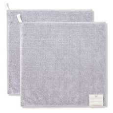 個人專用超細纖維擦手巾 31.5, 灰色, 2個