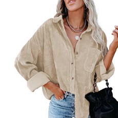 Allovehome 亮色燈芯絨襯衫