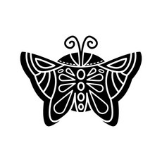 HTP 傳統花紋瓷磚 K0670 9144, 蝴蝶紋掛飾, 1個