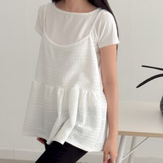 봉봉스토리 타티아 셔링 임산부 나시