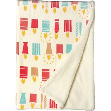 MARUSHIN 丸真 porukka pattern 葡萄牙設計北歐插畫長毛毯