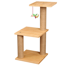 Youth 3層原木貓跳台 CH-CTW14, 米色, 1個