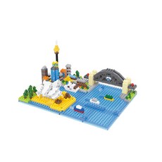 WISEHAWK 雪梨港灣套組 大型奈米積木 2583wh, 混合色, 1個