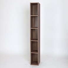 퍼티크 인테리어 틈새장 200, 초콜릿, 5단