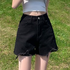 엘쏘 빈티지 찢어진 청반바지