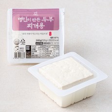 한둘 명인이 만든 두부 찌개용, 120g, 2개