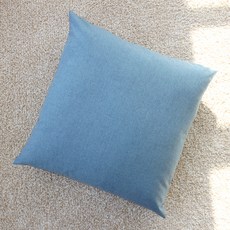 方形坐墊, 天藍色