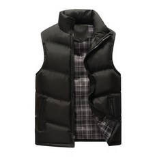 I Love Home男款休閒保暖鋪棉背心