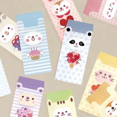 From&To 卡通人物零用錢信封 B114 10款組, 混色, 40張