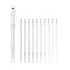 Geller白板筆+替芯 10入, 銀, 1套