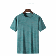 Minsung Company 男式純色印花戶外 T恤