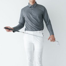 MINEFLOW 男款春秋高爾夫網眼Polo衫 M809TS01