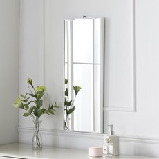 現代浴室兩用壁掛鏡 大, 白色