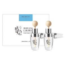 Byhyang 汽車車用擴香瓶 20ml x 2入組, 天空海洋, 1套