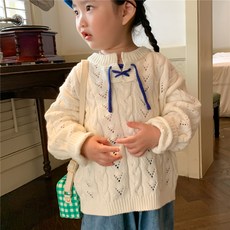 兒童寬鬆針織上衣