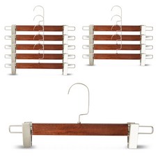 Market Plan 胡桃木衣褲架, 單色, 10入