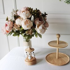 Partyrella 仿真牡丹花束, 混合色, 1個