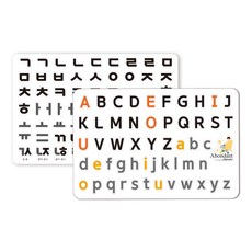 Comme moi Jouet Abondant 韓文 + 英文字母 磁鐵拼圖套組, 1套