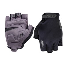 nsr Fondo Intense Pro魔鬼氈半手套 雙手穿戴, 黑色 + 黑色