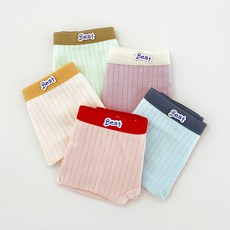 Juniday 女款蠟筆學生內褲5件組