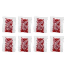 Artnism 口罩掛繩 手鍊 戒指 DIY 米珠 10g 3mm, A 紅色, 8個