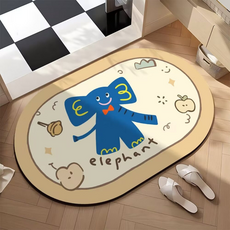 르홈 빨아쓰는 미끄럼방지 카툰 규조토 발매트, 카툰06