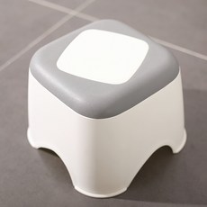 세뇨르킴 파스텔 플라스틱 스툴 받침대 L, 그레이