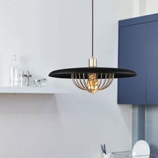 Wonha Hera 1燈吊燈, 黑色