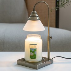 Aromahouse 定時器高度可調蠟燭加熱器 + 鹵素燈泡 2 件套, 復古金