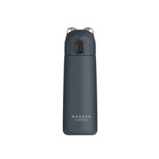 곰돌이 뚜껑 보온병, 네이비, 350ml, 1개