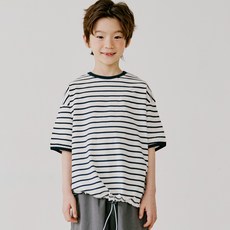 vavkids 青少年兒童透氣滾邊條紋T恤