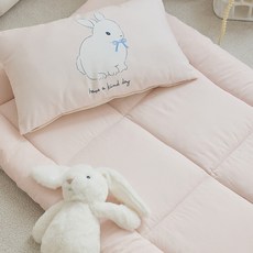 shez Home 四季半超細纖維幼兒午睡墊, 桃粉色, 1個