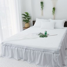 샵베딩 듀라론 냉감패드 Y, 아이스화이트