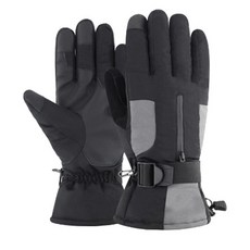 MYSOY 戶外運動觸控螢幕Plus滑雪手套, 09 黑色, 1個