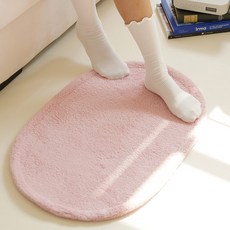 노크노크 마카롱 컬러 욕실 발매트 주방매트, 핑크