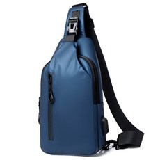 A-VIC SPORTS 輕量戶外防水登山斜背包, 海軍藍