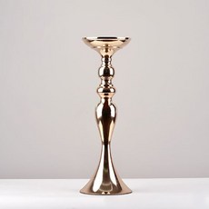 디엠코퍼레이션 알럽홈 모던 디자인 양초 받침대 38cm, 금색