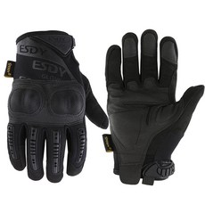 ESDY 戰術指節防護手套 左右一組, 黑色