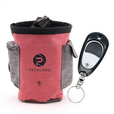 DING DONG PET 犬用基本款收納袋+訓練器組, 紅色(外出袋) 黑色(答題器), 1組