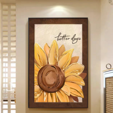 테리보 금전운 해바라기 그림 액자, 타입19