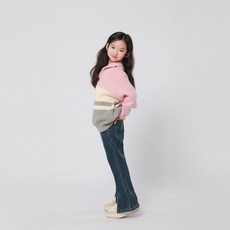 jkids 女童奶油漿果半拉鍊針織衫 7816