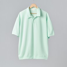 하이후 남성용 통기성 PK 오버핏 반팔 카라티 HT2023