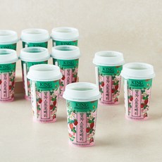 서울우유 킹 말차 스트로베리, 10개, 200ml