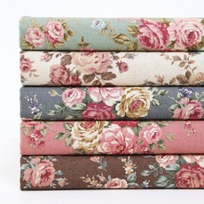 Syusyurum 花朵組合包裝 布料 拼布布料 5件組 SH-222, 1 + 2 + 3 + 4  + 5, 1個