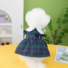 CHILSHI 寵物圓領Polo衫, 綠色