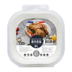 리빙베리 에어프라이어 종이호일, 24cm, 90개입, 1개